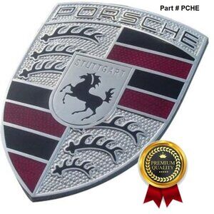 Porsche Hood Emblem Insignia Badge For 987 986 993 997 991 981 781 996 PCHE